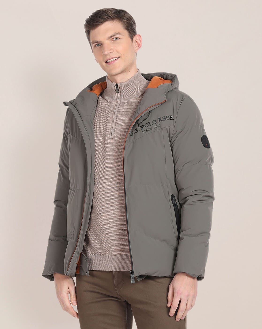 Buy Grey Jackets & Coats for Men by U.S. Polo Assn. Online | Ajio.com