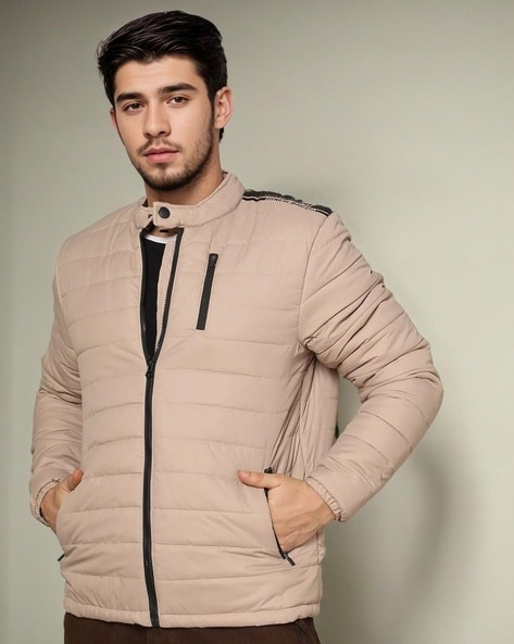 The latest collection of beige jackets & coats for men | FASHIOLA INDIA
