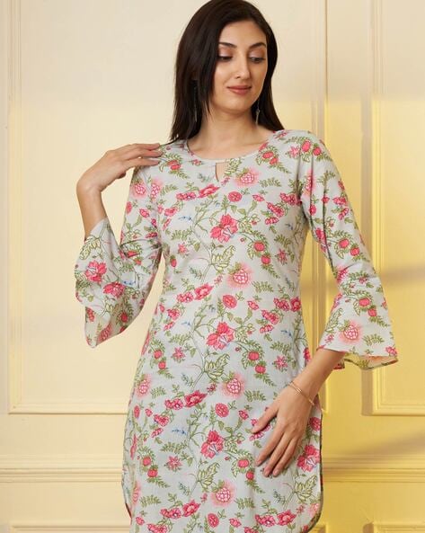 Floral kurtis online best sale