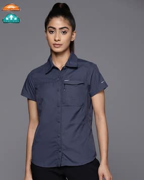 columbia Women Regular Fit Shirt with Button Closure-picture-13