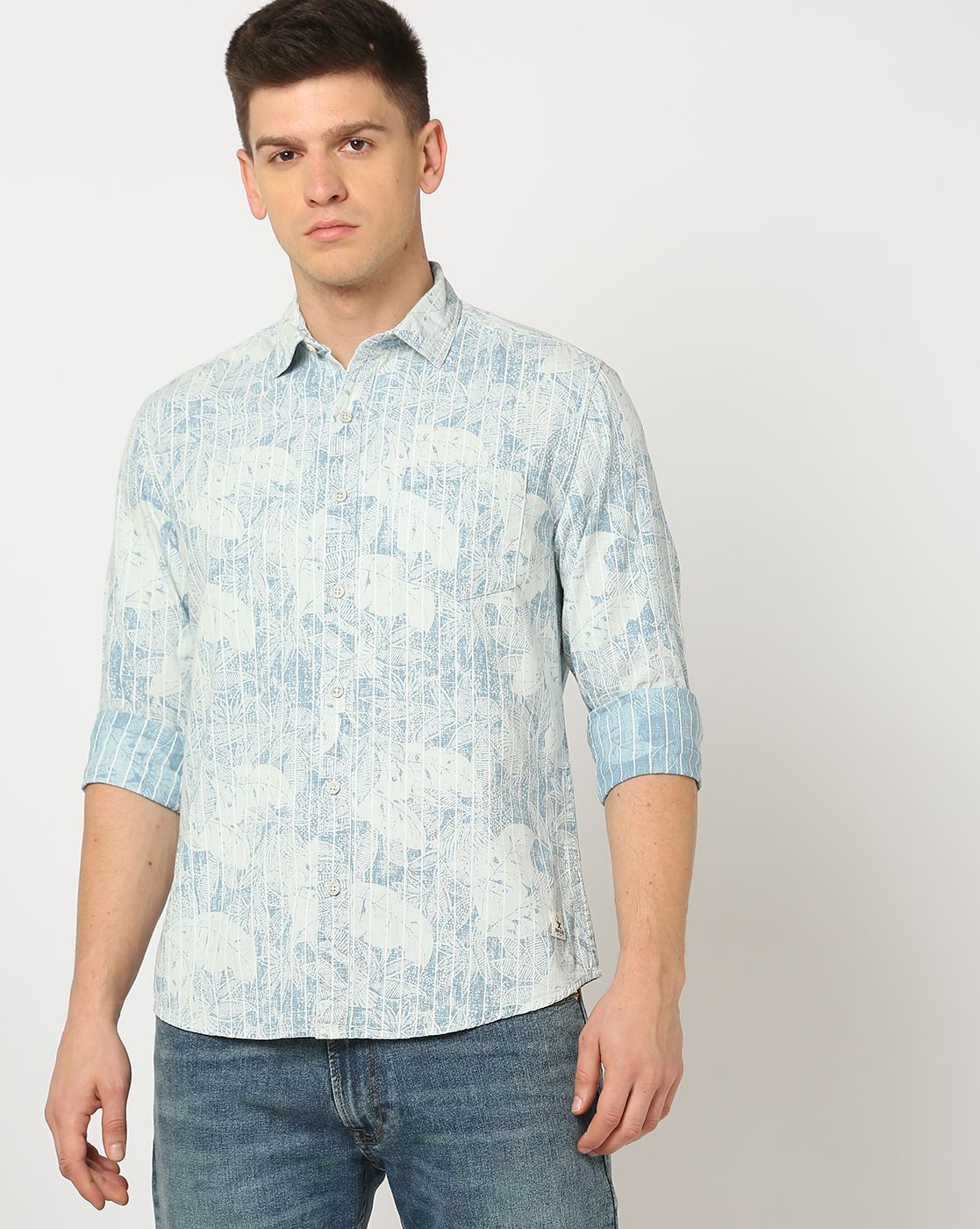 Buy Blue Shirts for Men by DNMX Online