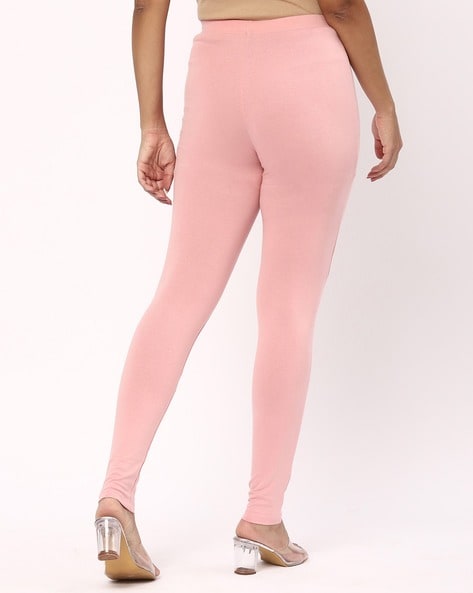 Buy DUSTY PINK Leggings for Women by R&B Online