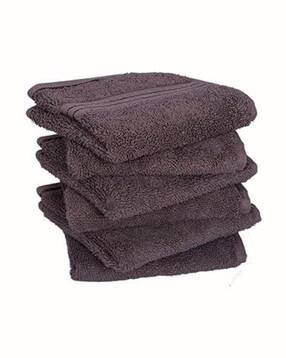 Rangoli 600 GSM Cotton Face Towel Set of 6 – Grey (30x30 CM), 100% Cotton-picture-11