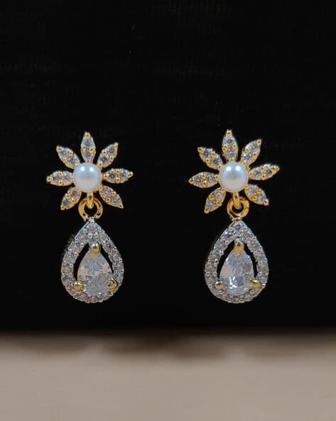 Buy White Earrings for Women by Jyona Online