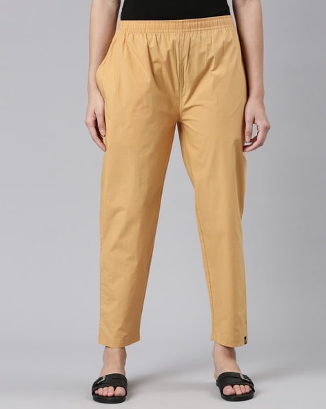 Buy STRAIGHT RELAXED FIT BROWN CARGO PANT for Women Online in India