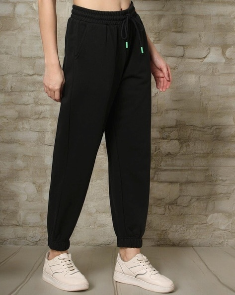 Buy Black & White Track Pants for Women by LEVIS Online | Ajio.com