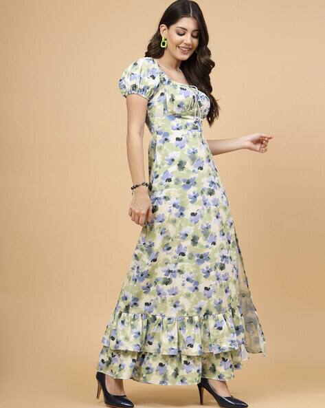 Buy Green Dresses for Women by RAASSIO Online | Ajio.com 