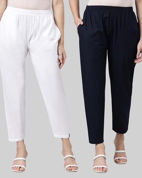 Buy Women's Cotton Chinos Bundle of 2 Online in India