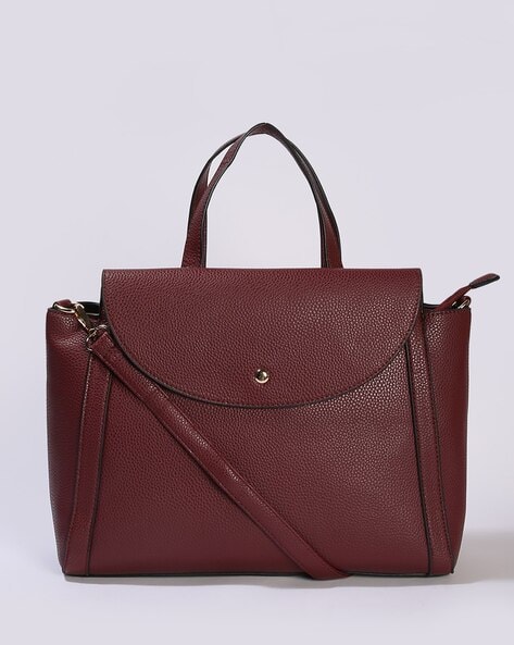 Lodis Italian Leather Convertible Bag - Burgundy India | Ubuy