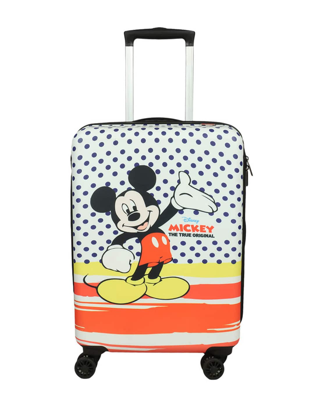 Mickey Mouse Print Hardbody Trolley Bag