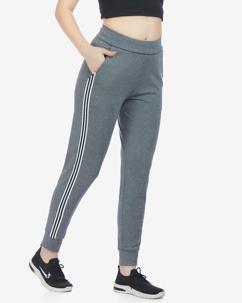 Womens grey hot sale fitted joggers