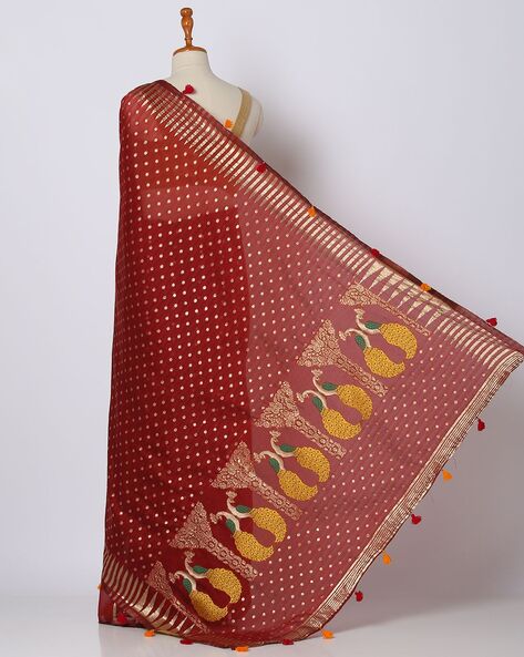 6.3 m (with blouse piece) Printed Handloom Hazar Buti Sarees at Rs 799 in  Nadia