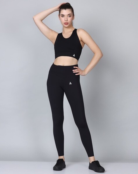 Samba Grey Crop Top and Leggings Activewear Set – Velocity Pro Sport