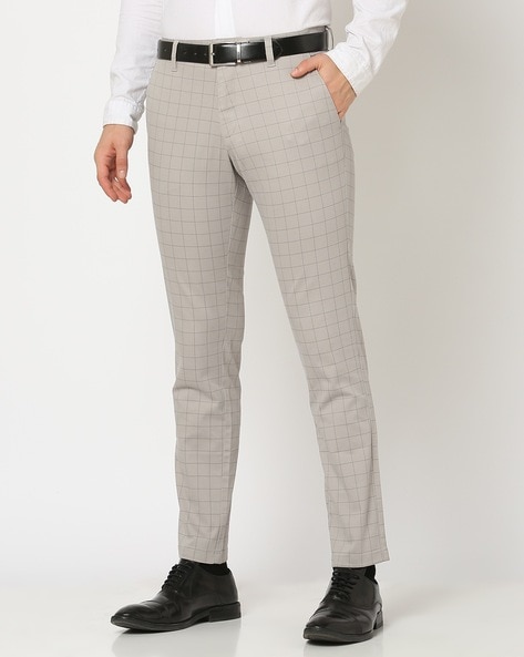 Buy Grey Trousers & Pants for Men by NETPLAY Online