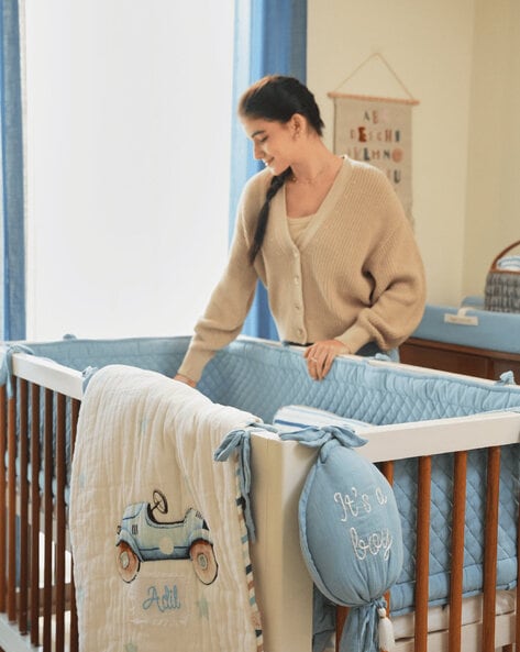 Striped hotsell crib bedding