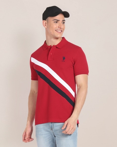 Mens Active Polo Short Sleeve Shirt, Red Kap
