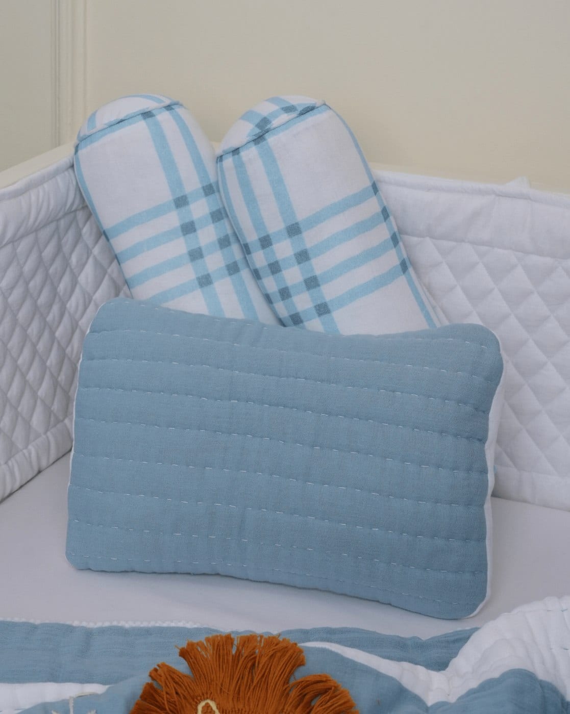 Buy Baby Jalebi Set of Quilted Baby Bedding Set multi Color - Main Image