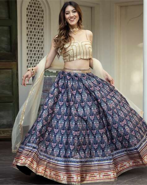 Buy Wedding Crop Top Lehenga for Women Online from India's Luxury Designers  2024