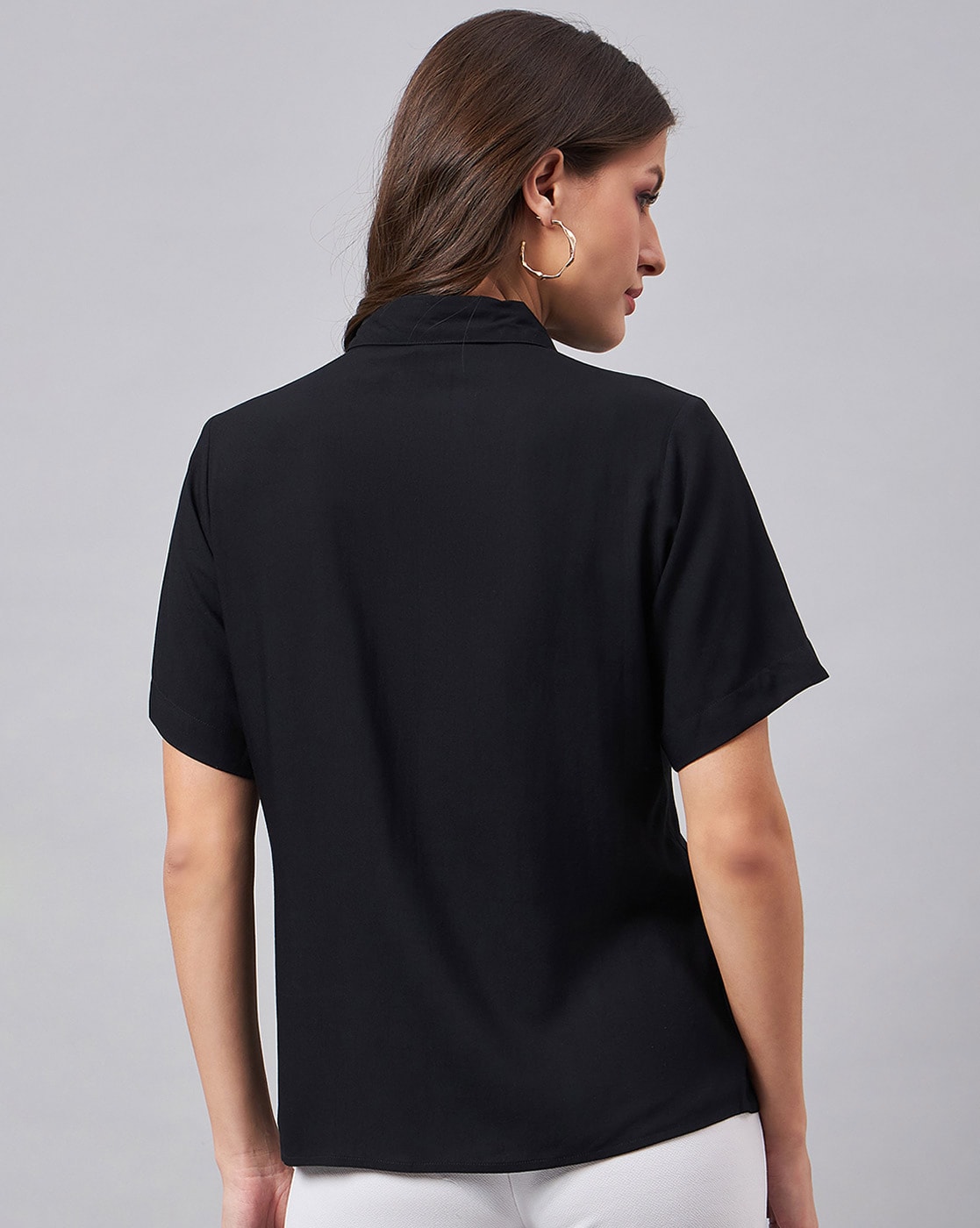 Buy Black Shirts for Women by STYLE QUOTIENT Online