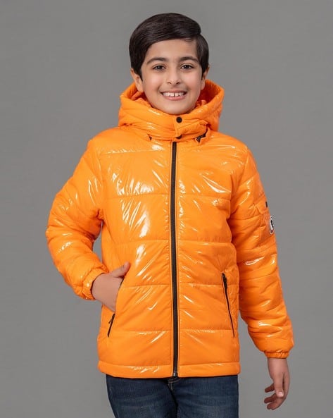 Quilted Jacket with Zip Closure
