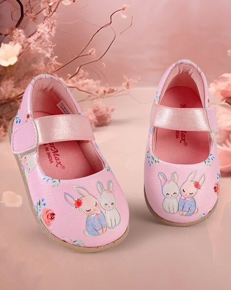 Floral Print Round-Toe Flat Shoes