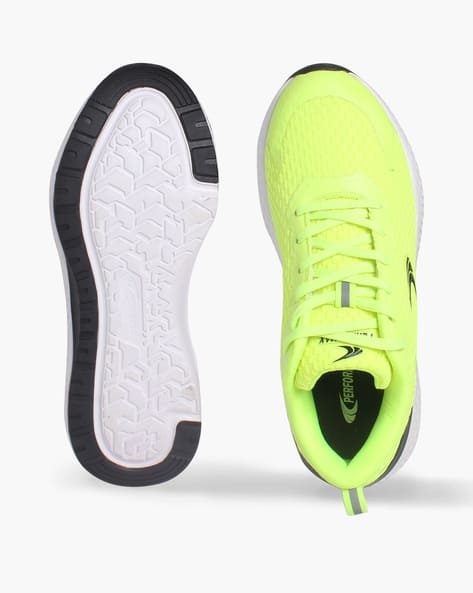 neon green mens running shoes