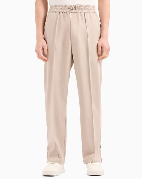 【EMPORIO ARMANI】00s wide straight slacks EMPORIO ARMANI】00s wide straight slacks（Wool-Blend Twill