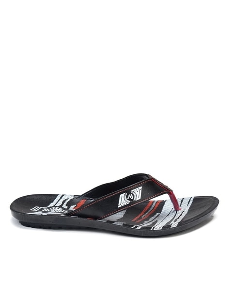 Buy Black Flip Flop & Slippers for Men by AJANTA Online