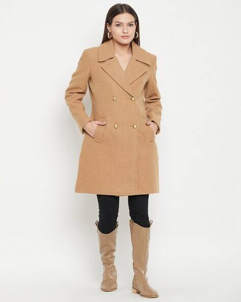 Women Double-Breasted Trench Coat