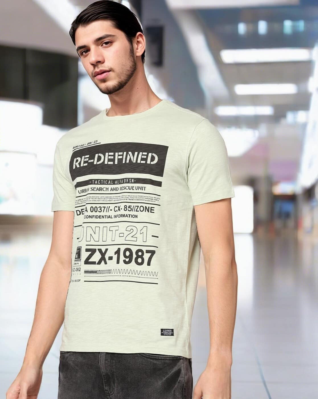 トップス Buy Olive Tshirts for Men by DNMX Online | Ajio.com