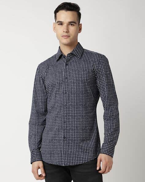 Buy Navy Blue Shirts for Men by BOSS Online