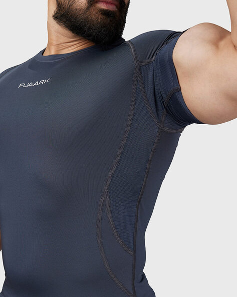 Fuaark Compression Black Tshirt For Men