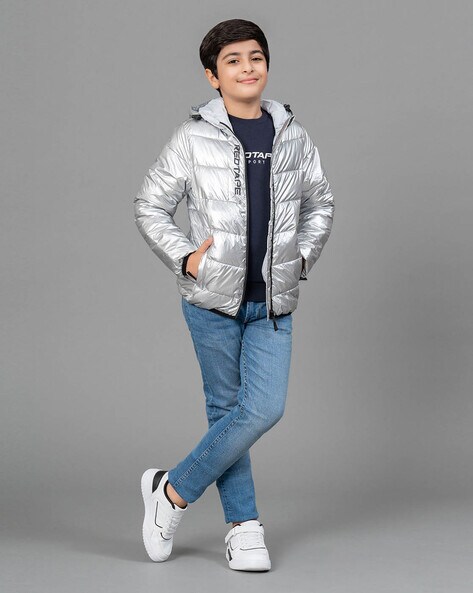 Silver jacket hot sale for boys