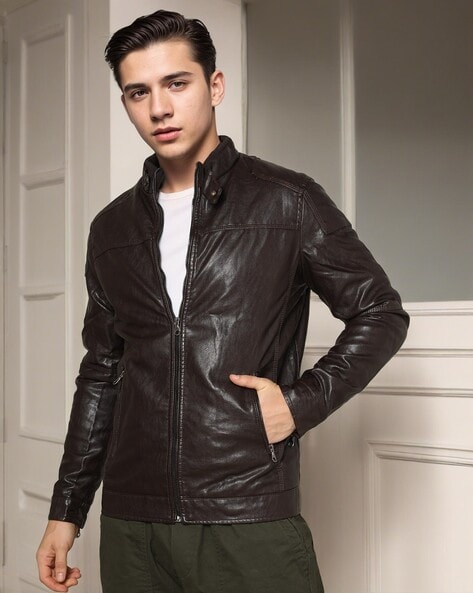 Men's Leather Jackets: Trench, Biker, Perforated | Diesel®