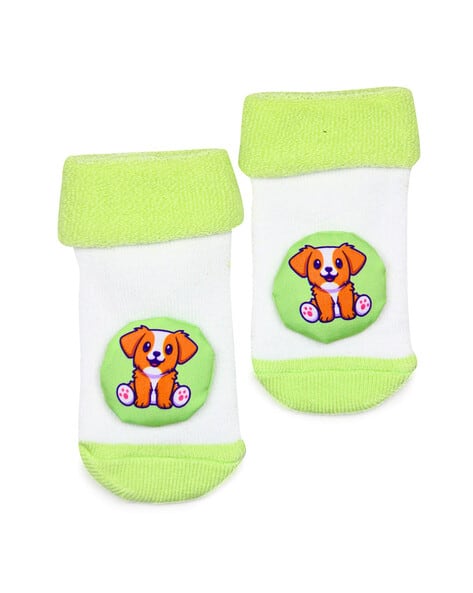 USOXO Cartoon Print Mid-Calf Length Socks