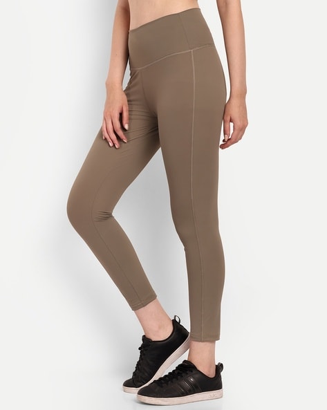 Khaki Seamless Leggings - Carpatree | Seamless leggings, Leggings, Women's  leggings