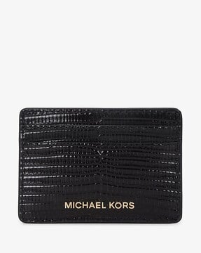 Buy Michael Kors Jet Set Lizard Embossed Leather Card Case