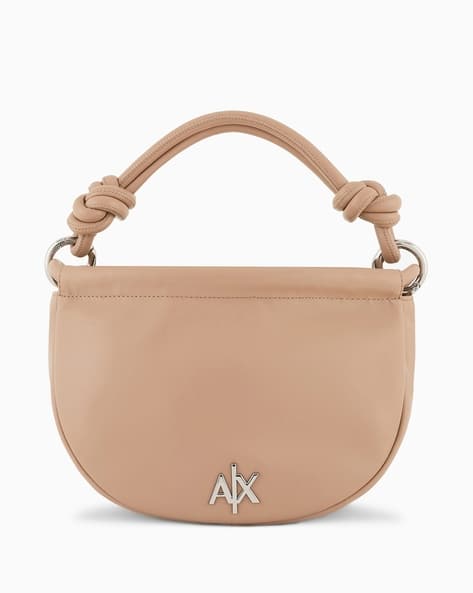 Buy ARMANI EXCHANGE Melrose Solid Shoulder Handbag Online | Ajio.com