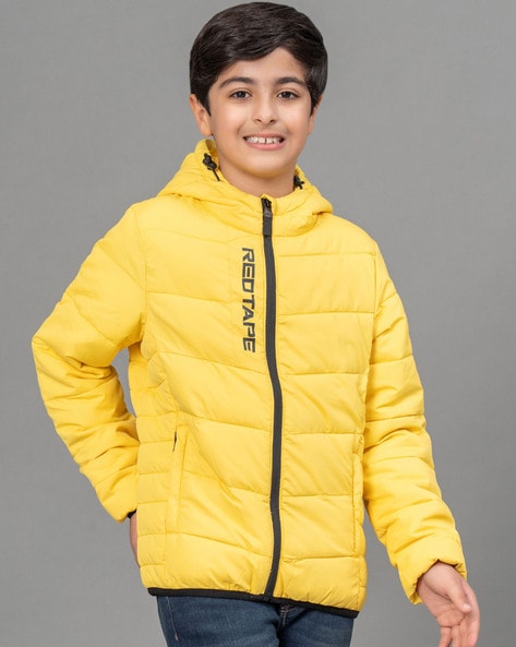 Buy Boys Yellow Print Regular Fit Jacket Online - 786309 | Allen Solly