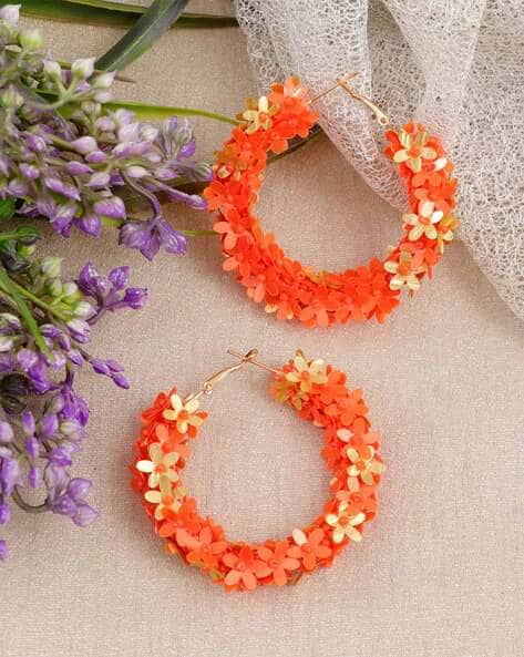 Buy Orange Earrings for Women by Vendsy Online