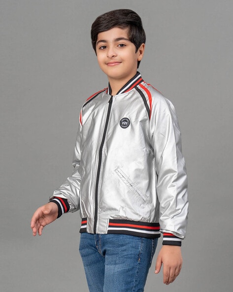 Boys sale silver jacket