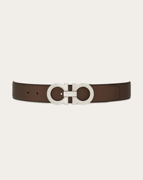 ベルト Salvatore Ferragamo Brown Leather Reversible Belt 20702852_51067752_600.jpg