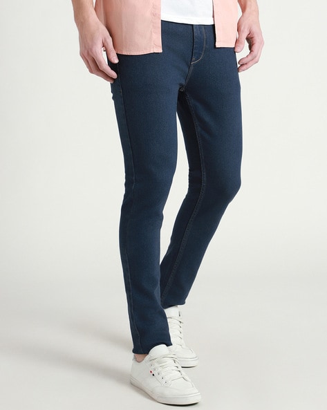 Mid Rise Jeans with Insert Pockets