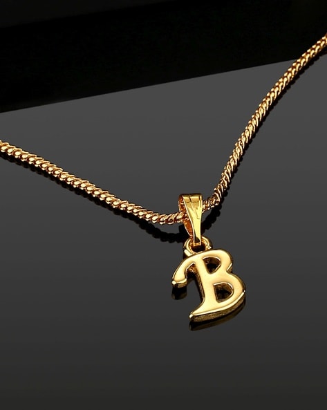Buy B Necklace Letter B Necklace, Initial B Necklace, Personalized Necklace,  Bridesmaid Necklace, Gift for Her Gold, Silver, Rose Gold BN-1028 Online in  India - Etsy