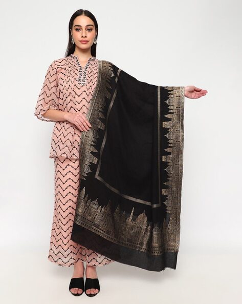 Women Printed Woolen Shawl Price in India