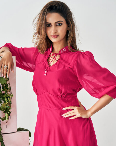 Buy Pink Dresses for Women by DRESOUL Online | Ajio.com