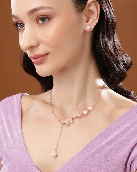 White Pearl Necklace, Earring and Bracelet Set - SPECIAL OFFER with Li –  100Sterling