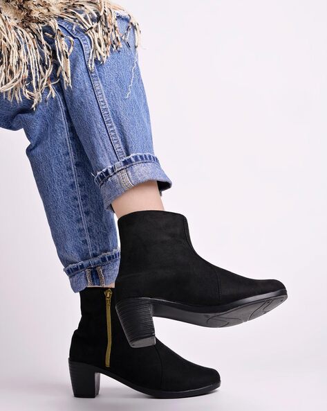 Buy Black Boots for Women by Shoetopia Online