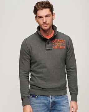 superdry Vintage Athletic Henley Sweatshirt-picture-19