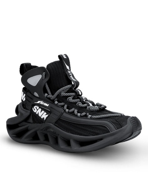 Vetements X Swear Nubuck Platform Sneakers in Black
